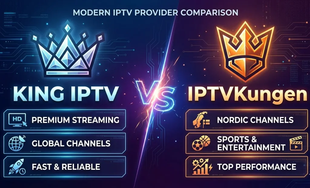 King IPTV vs IPTV KUNGEN