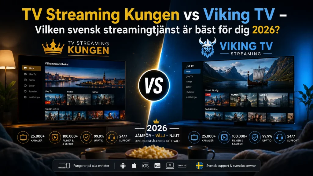 TV Streaming Kungen vs Viking TV
