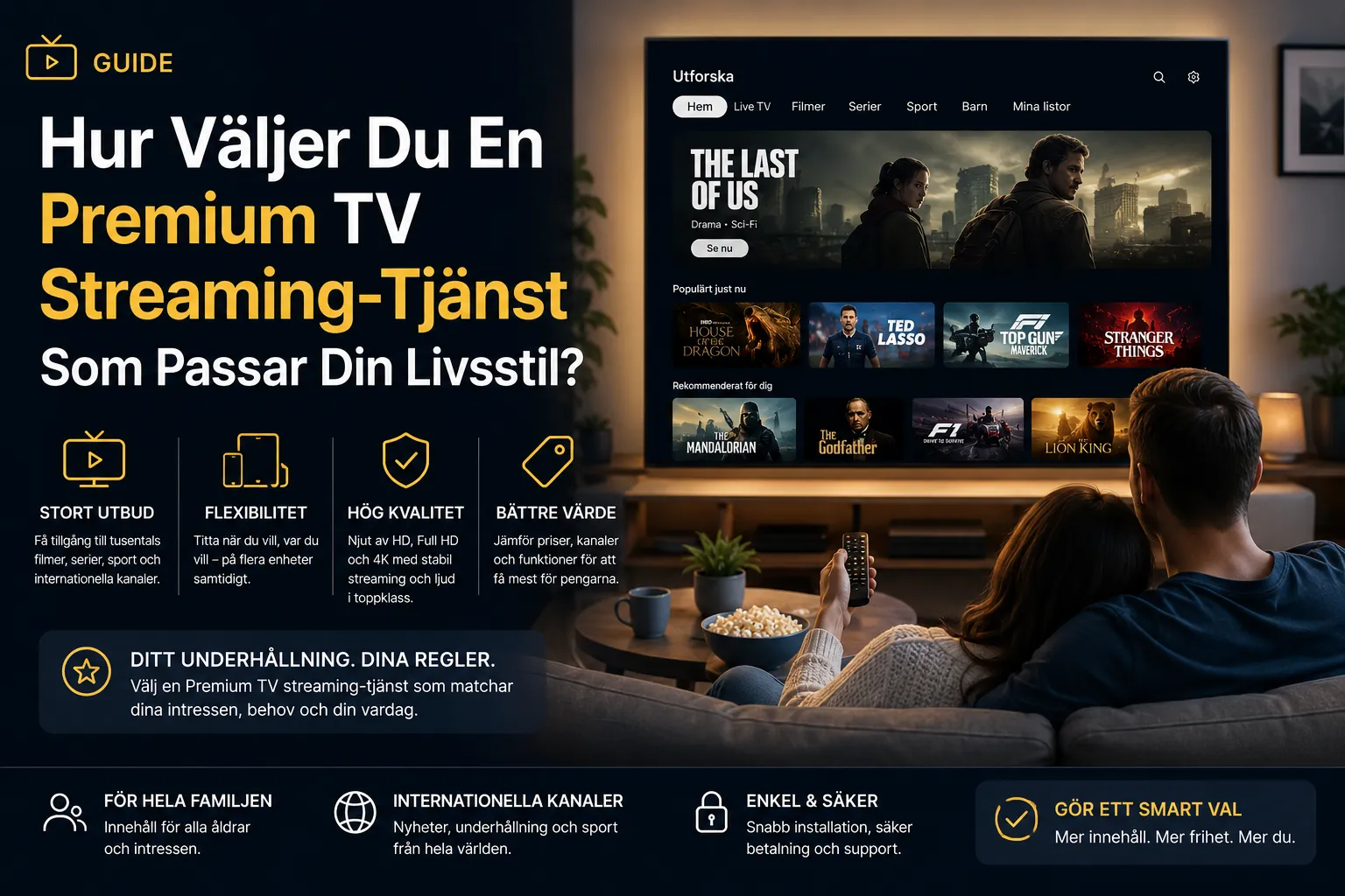Hur Valjer Du en Peremium Tv